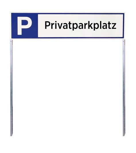 privatparkplatz schild aus aluminium bestellen briefkastendirektch