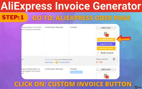 aliexpress invoice generator aliinvoice   extensions  firefox