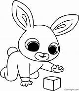 Bunny Conejo Stampare Bunnies Flop Conejito Cartoni Coloringall Animati Oddbods sketch template