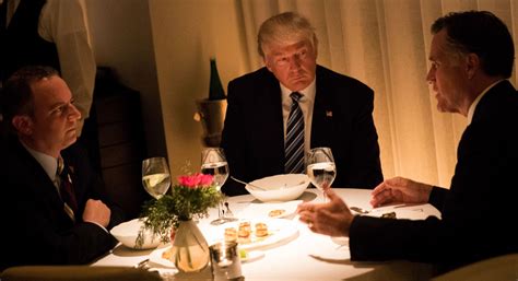 romney gushes over trump after posh dinner politico