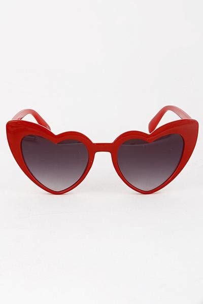 Heart Sunglasses Retro Accessories