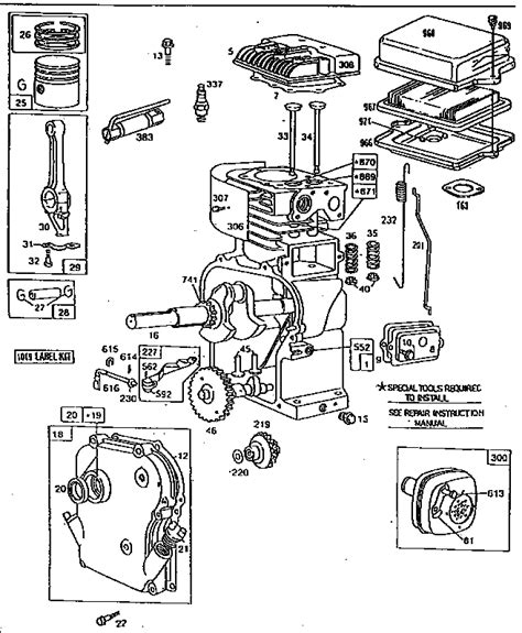 parts diagram  briggs  stratton engine reviewmotorsco