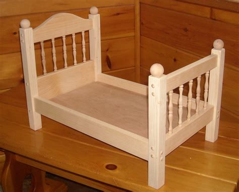 handmade spindle doll bed    doll  admwoodcrafts