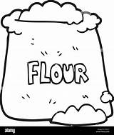 Flour Bag Coloring Cartoon Pages Freehand Drawn Color Printable Stock Alamy Vector Getcolorings Getdrawings sketch template