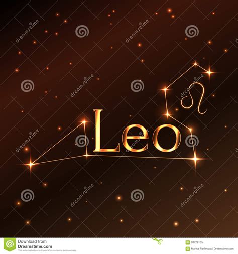 Fire Symbol Of Leo Zodiac Sign Horoscope Vector Art And