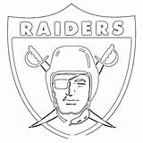 Raiders Logo Drawing Oakland Coloring Outline Pages Drawings Paintingvalley sketch template