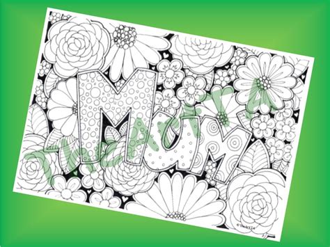 mum mothers day colouring sheet teaching resources