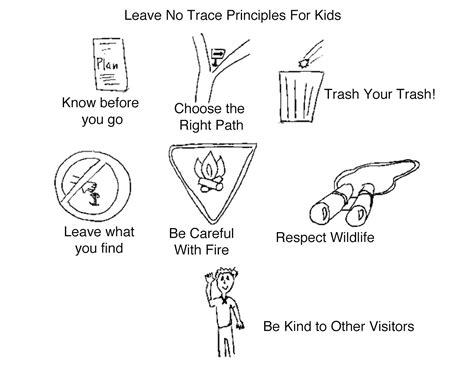 leave  trace games  cub scouts