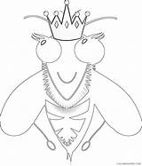 Bee Coloring Bees Beeswax Queen Made Coloring4free Related Posts sketch template