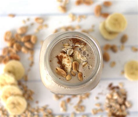 Peanut Butter Oatmeal Smoothie For Weight Loss Vegan And Dairy Free