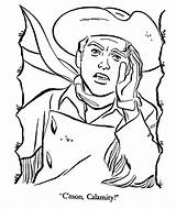 Toth Calamity Buffalo Bill 1957 sketch template