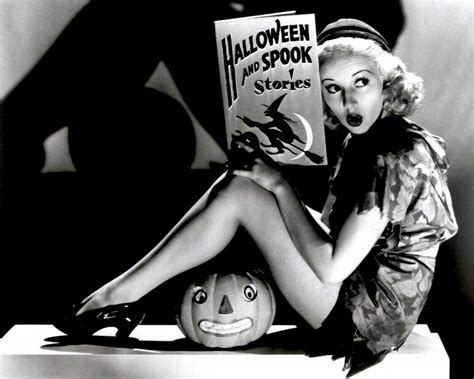 Betty Grable Sex Symbol Pin Up 8x10 Halloween Themed