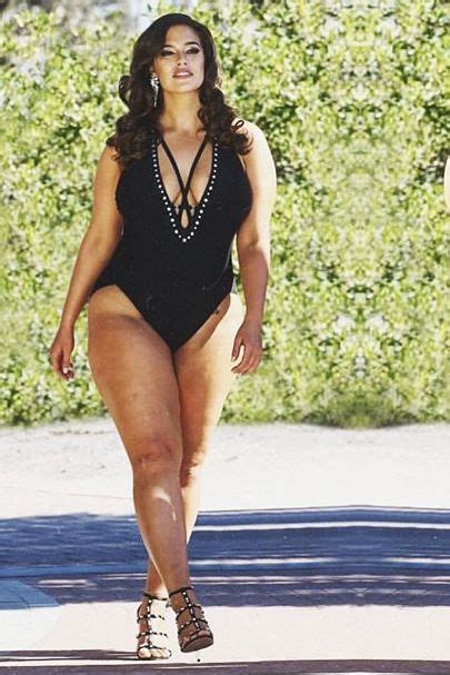 Ashley Graham Shares Almost Nude Swimsuit Instagram