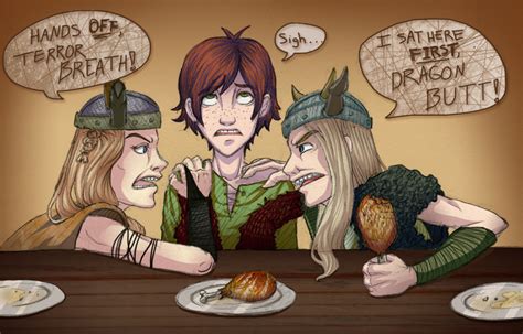 Httyd Twiccup Fight By Midorieyes On Deviantart