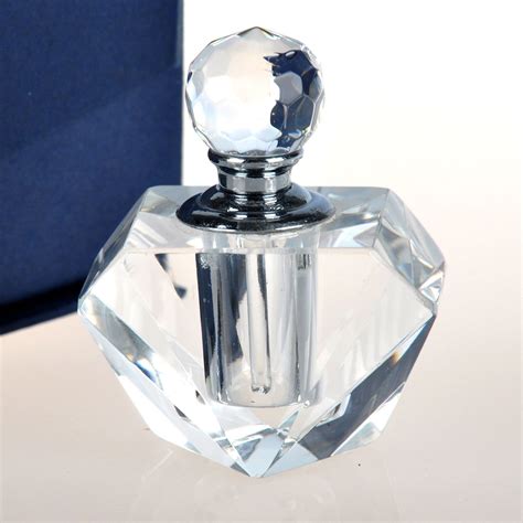 3ml glass miniature perfume bottles polygon crystal perfume bottle