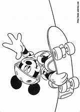 Mickey Pintar Skateboard Skating Planche Roulette Topolino Skateboarding Divertindo Hellokids Afin Amuser Enfilé Ses Página Coloriez sketch template