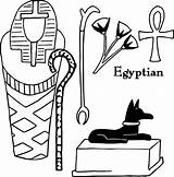 Coloring Ancient Egypt Any Wecoloringpage Egyptian sketch template