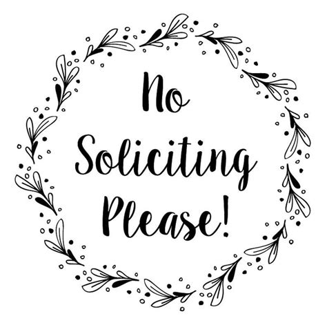 soliciting sign  soliciting vector cuttable svg etsy