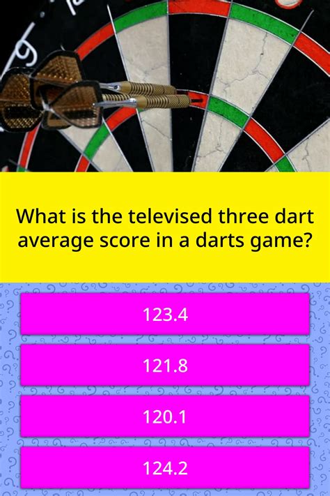 televised  dart trivia questions quizzclub