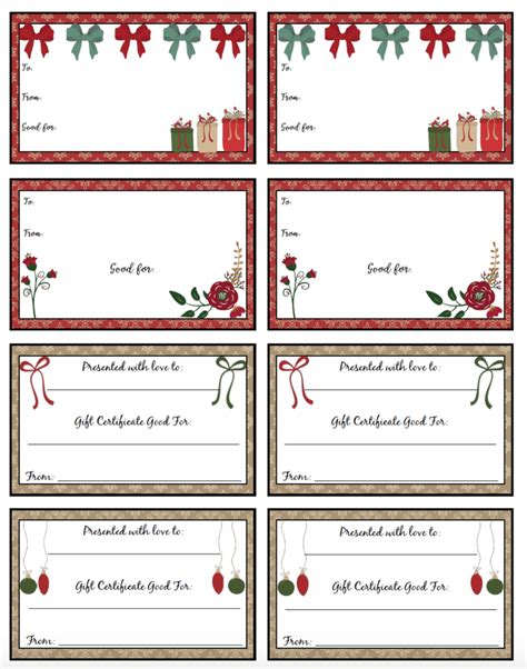 printable christmas certificates printable world holiday