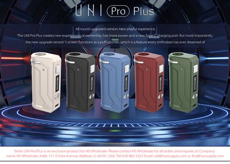 yocan uni pro  box mod   oil cartridge yocan official