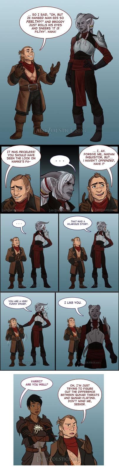 Dragon Age Inquisition Varric X Inquisitor Gaming Know