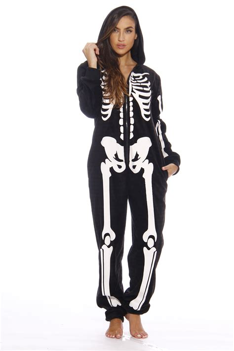 love adult halloween onesie costumes skeleton  small walmartcom