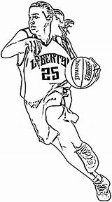Coloring Pages Printable Nba Basketball Team Print Kids Player Color Players Interesting Chibi Boys Forget Supplies Don Popular sketch template