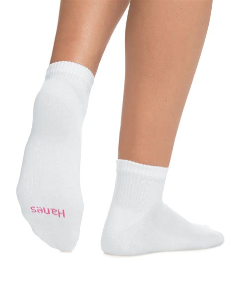 Hanes Ultimate Womens Ankle Socks 6 Pack