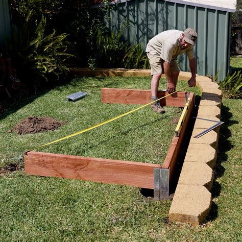 build  simple raised garden bed bunnings workshop community