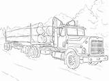 Coloring Street Sweeper Truck Log Getdrawings sketch template