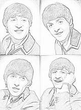 Beatles Coloring Pages Filminspector Downloadable Concerned Became 1960s Went Less They sketch template
