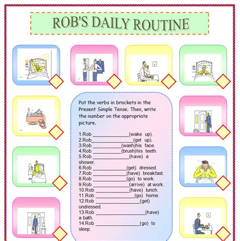 robs daily routine