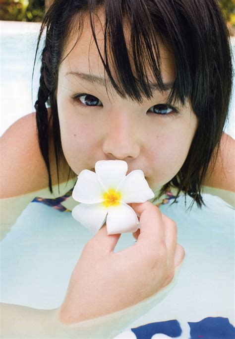 Ai Shinozaki Photos In Swimming Pool With Flower Sexy Japanese Girl