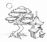 Pagoda Japanese Drawing Deviantart Coloring Draw Drawings Pages Template Sketch Zen Choose Board sketch template