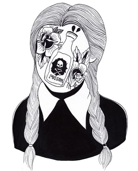 wednesday addams addams family coloring pages addams family coloring