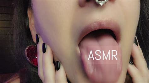 Asmr Close Up Slow Lens Licking And Kiss Sounds Youtube
