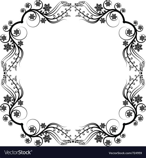 frame ornaments royalty  vector image vectorstock