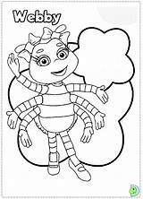 Coloring Tots Pages Tv Colouring Fifi Dinokids Flowertots Print Close sketch template
