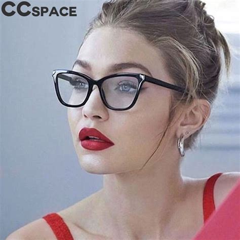45625 Square Cat Eye Glasses Frames Women Retro Styles