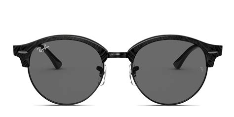 ray ban 4246 clubround black prescription sunglasses