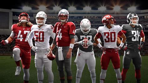 washington state unveils  football uniforms    spokesman review