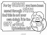 Coloring Grace Faith Bible Pages Kids Printable Sheets Children School Activity Sunday Paul Christian Verses Stories Activities Whatsinthebible Church Volume sketch template