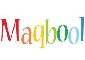 maqbool logo  logo generator smoothie summer birthday kiddo colors style