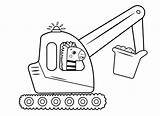 Koparka Kolorowanka Druku Kolorowanki Koparki Excavator Bagger Ausmalbilder Umriss Dziecka Grafiken Malbuch Hintergrund Vektorbild Färbung Transports Weißem Główna Strona Planetadziecka sketch template