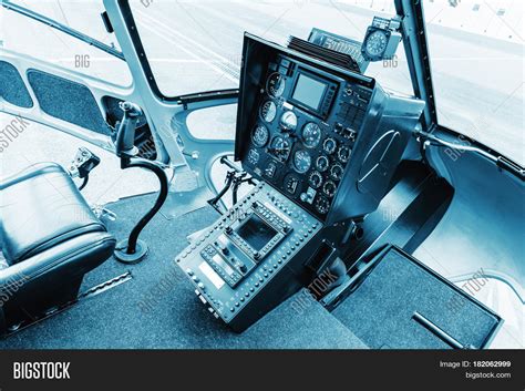 Cockpit Helicopter Image And Photo Free Trial Bigstock