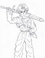 Trunks Future Deviantart Drawings Manga Fan sketch template