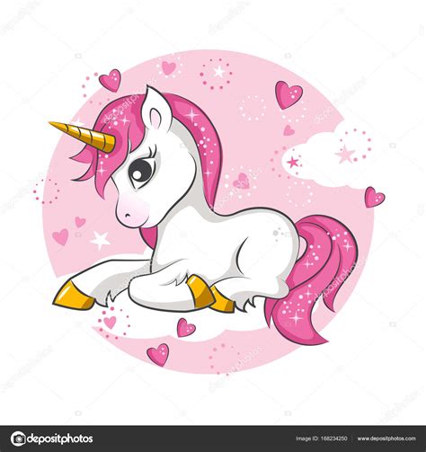 pink unicorn stock illustration  csivanova