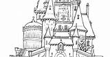 Mewarnai Istana Kartun sketch template