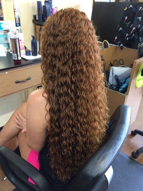 Loop Rod Spiral Perm On Very Long Hair The Results